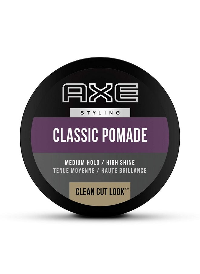 Hair Pomade For Men For A Clean Cut Look Classic Easy To Use Styling Hair Product 2.64 Oz