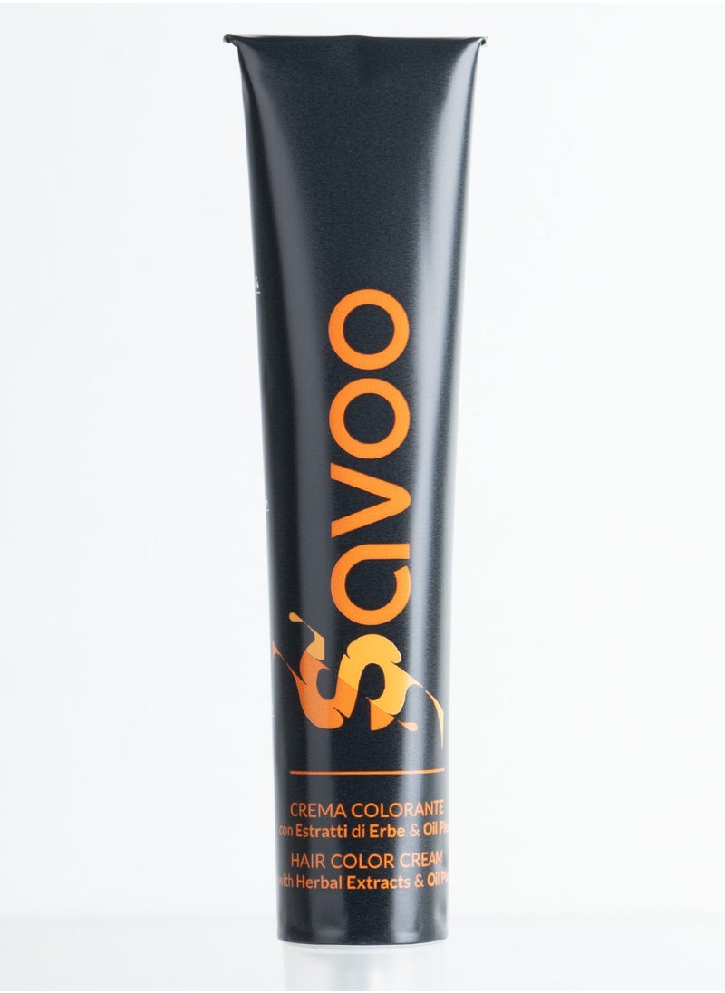 SAVOO Hair Color Cream 6.003 Dark Warm Natural Blond - Herbal Extract & Oil Plex 100ml