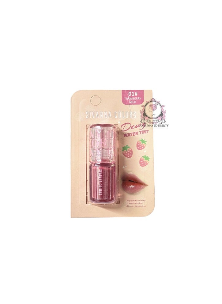 Sivvana Colors Dewy Water Tint 01 Strawberry Milk