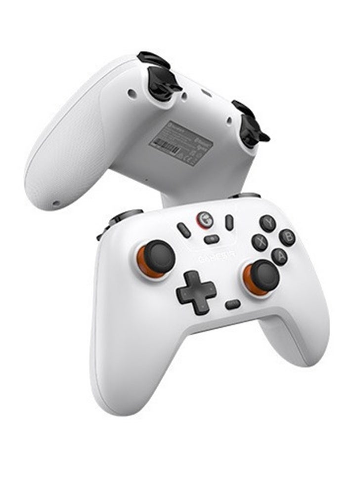 Classic Wireless Gamepad GameSir Nova Lite 2.4G Receiver Multiplatform Bluetooth Game Controller for PC, Steam, Switch, iOS, Android Hall Effect Sticks Dual Rumble Motor Precision-Tuned Analog Triggers 600mAh Battery White