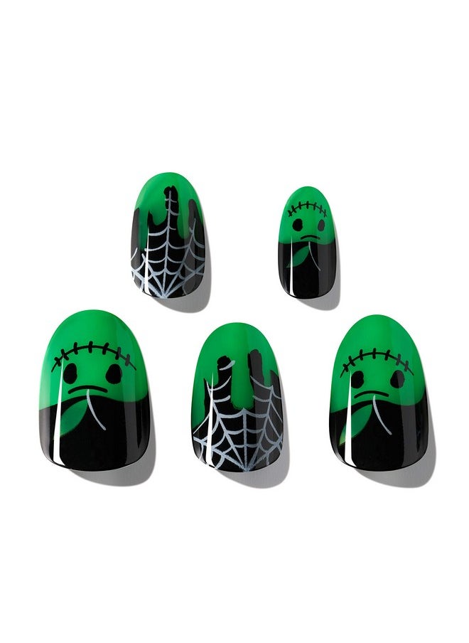 Tricked Out Treats 2D Claws Press On Nails, She'S A Bad Apple, 24 Count