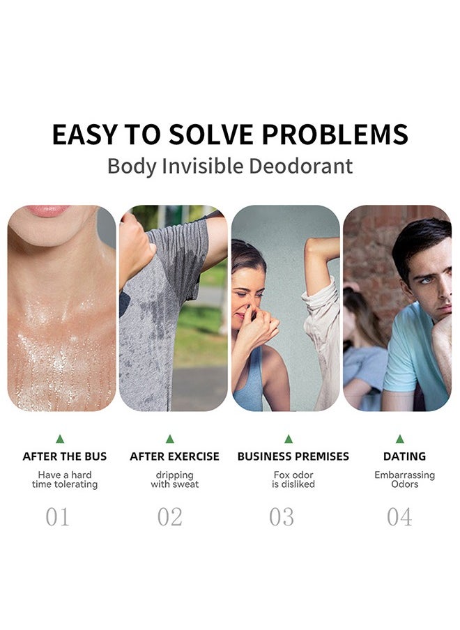 72h Hours Odor Control - 85g Body Invisible Deodorant Cream Vanilla Floral Whole Body Fragrance Deodorant Natural Scented Skin Safe for Armpit Privates and Other Parts Odour Control Cream