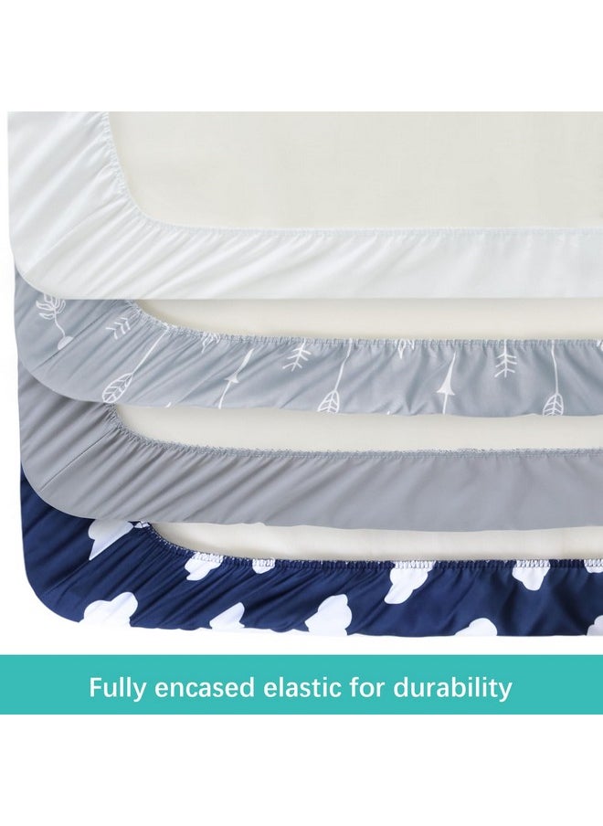 Baby Bassinet Sheets 4 Pack Compatible With 33