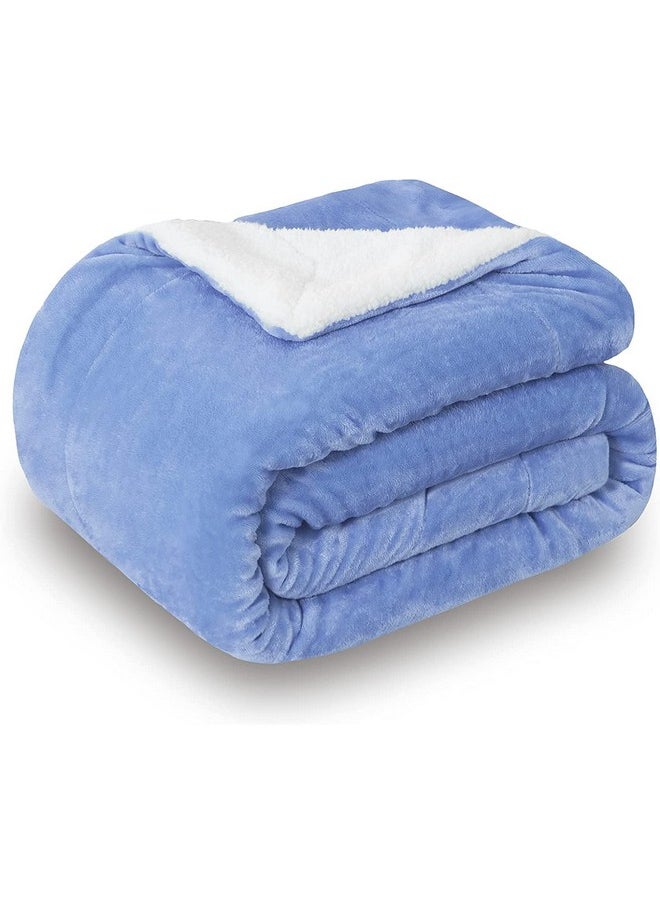 New Born Baby Blankets All Season Fluffy 2 Layered Ac Wrapping Sheet Flannel And Sherpa Blanket For Baby Boys And Baby Girls, Toddlers 130 Cm X 105 Cm, (3-24 Months) (Lightweight)