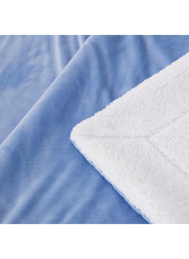 New Born Baby Blankets All Season Fluffy 2 Layered Ac Wrapping Sheet Flannel And Sherpa Blanket For Baby Boys And Baby Girls, Toddlers 130 Cm X 105 Cm, (3-24 Months) (Lightweight)