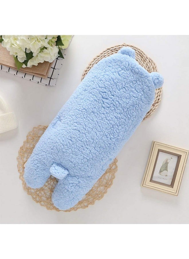 Baby Blankets New Born Combo Of Hooded Wrapper Cum Baby Sleeping Bag,(3-6 Months) Red & Sky Blue, Pack Of 2