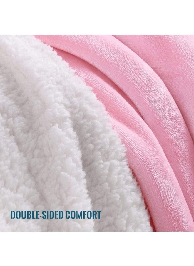 New Born Baby Blankets All Season Fluffy 2 Layered Ac Wrapping Sheetcoral Blanket For Baby Boys And Baby Girls, Toddlers 130 Cm X 105 Cm, (3-24 Months, Cotton)