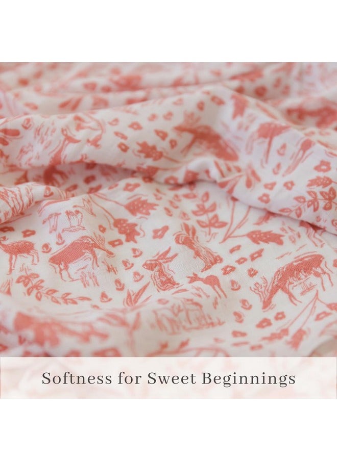 Swaddle Blanket Luxury Decorative Baby Muslin Swaddle Blankets (By Hope Wild Wood)