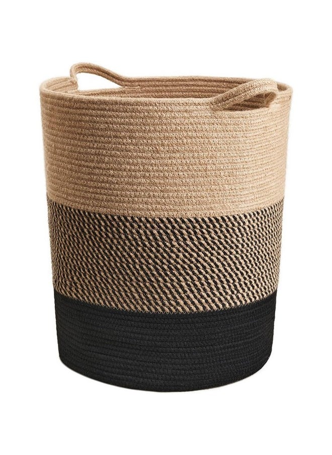 Laundry Basket Large Laundry Hamper, Woven Baskets For Storage, 17.8