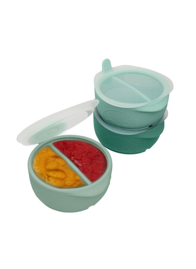 Fill+Freeze (3-Pack) | Baby Food Containers | Food Grade Silicone: Freezer Safe, Microwave Safe, Dishwasher Safe | Use Alone Or With Fill+Feed | 85Ml (2.9Oz Or ⅓ Cup Capacity) Per Container