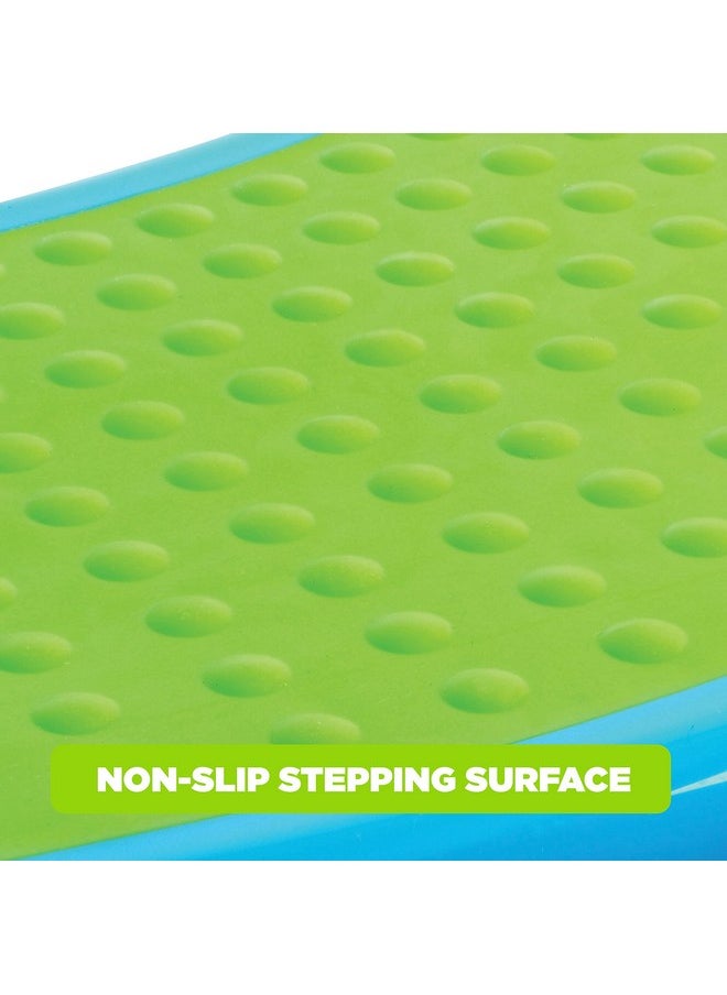 Pinkfong Baby Shark Bathroom Step Stool For Kids Using The Toilet And Sink - Kids Step Stool, Potty Training, Non-Slip, Bathroom, Kitchen, Lightweight