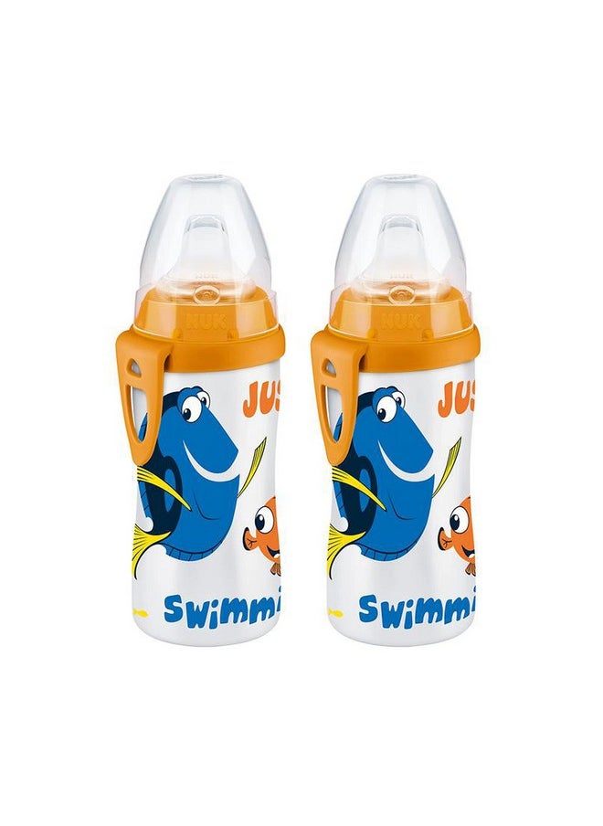 Finding Dory Active Cup 10Oz, 2 Count (Pack Of 1) - Bpa Free, Spill Proof Sippy Cup