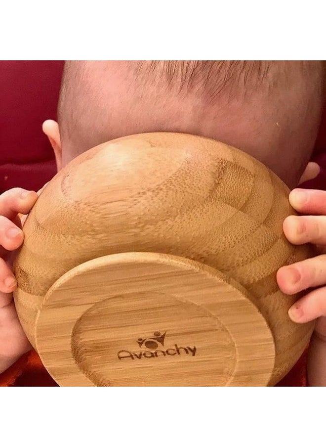 The Bamboo La Petite Family Collections Gift Set Is A Perfect Choice, Featuring Mini Bamboo And Silicone Bowls, A Silicone Cup, And Bamboo Baby And Infant Spoons.