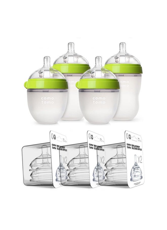 Baby Bottle Bundle, Green, (7 Piece Set)