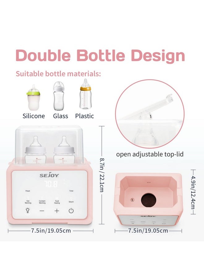 Bottle Warmer For Baby, 6 In 1,Breastmilk,Formula Milk Warmer,Baby Food Heating,Baby Water Warmer,Breast Feeding Essentials And Baby Bottle-Feeding Supplies