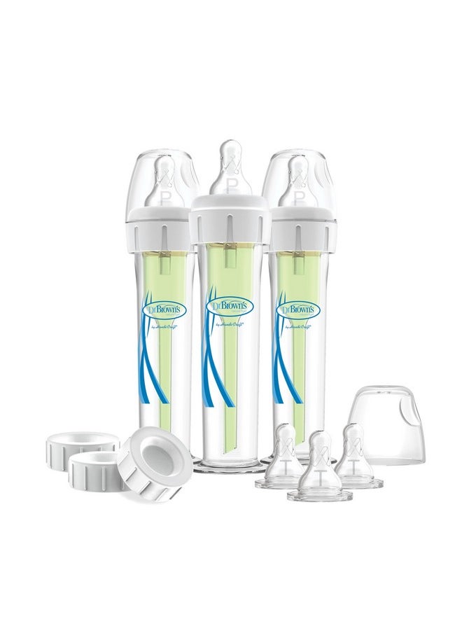 Accufeed Anti-Colic Baby Bottle With Preemie Nipple - 60Cc - 3Pk