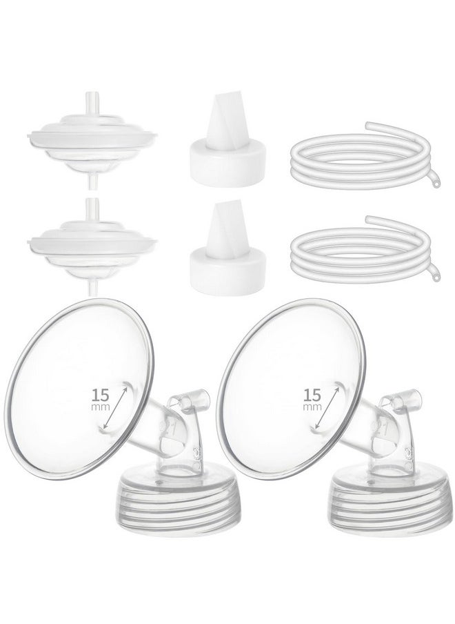 Breastpump Parts Compatible With Spectra S1 S2 9 Plus Motif Luna Ameda Mya Cimilre 15Mm Flange Valve Tube Backflow Protector Replacement Kit For Spectra Accessories/Parts