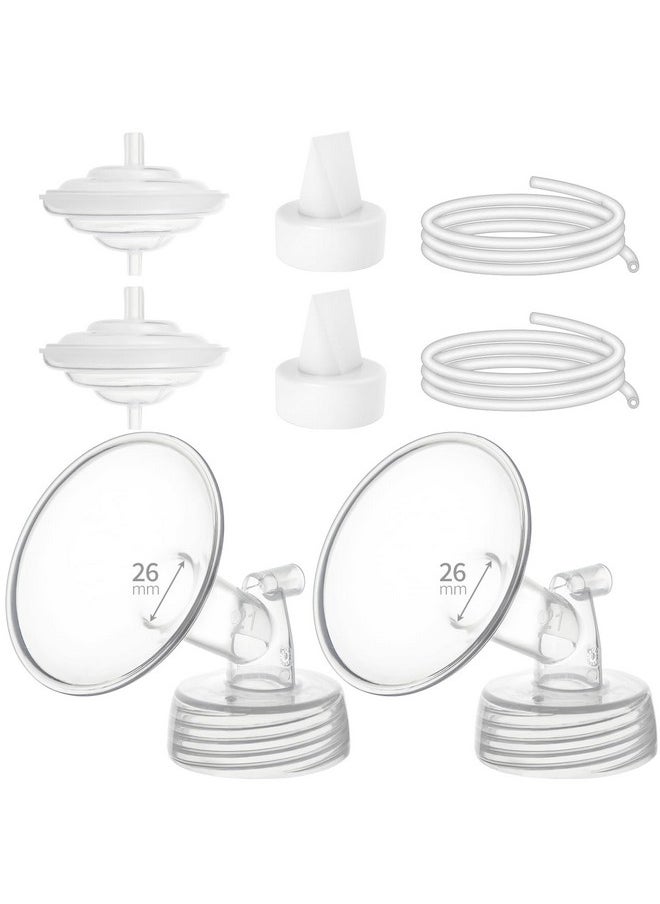 Breastpump Parts Compatible With Spectra S1 S2 9 Plus Motif Luna Ameda Mya Cimilre 26Mm Flange Valve Tube Backflow Protector Replacement Kit For Spectra Accessories/Parts