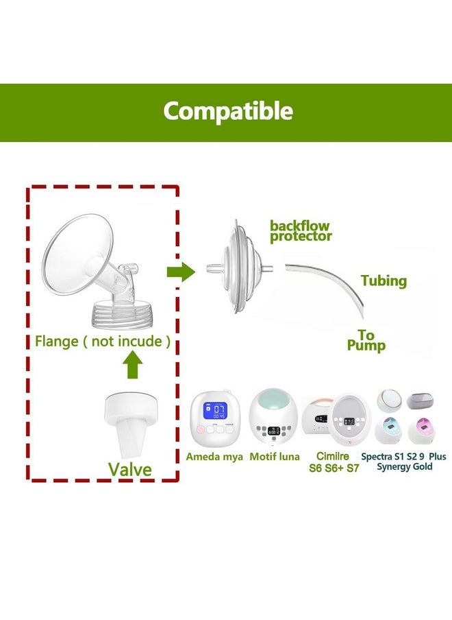 Breast Pump Parts For Spectra, Replace Duckbill Valves Tubes Backflow Protector Membrane For Spectra S1 S2 9 Plus Motif Luna Cimilre Ameda Mya Breastpumps