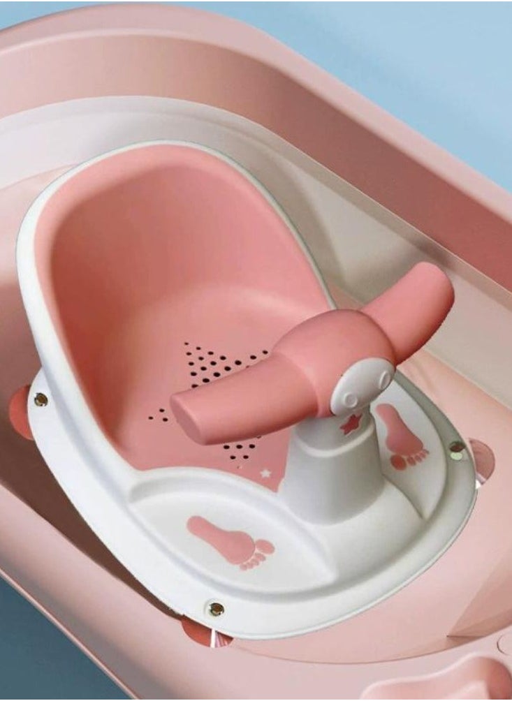 turtees Baby Bathtub Seat, Non Slip Baby Bath Chair, Bathtub Chair for Baby Sitting Up, Baby Bath Seat with Suction Cups for Baby 6-18 Months