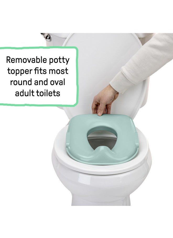 Prepare To Potty 3-In-1 System - Potty Training Toilet, Topper, Step Stool, Easy Setup, For Toddlers Ages 18 Months+