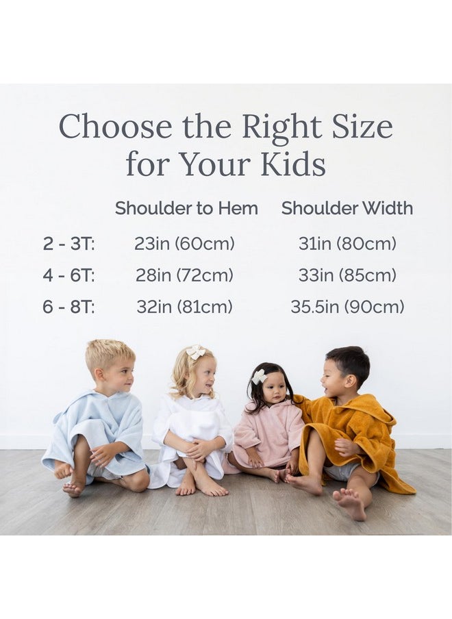 Poncho Towels For Kids - Toddler Towel Poncho, Organic Baby Bath Towel With Hood For Newborn Boys And Girls, Kids Towel Poncho, Hooded Baby Towels, Baby Essentials, Made In Turkey