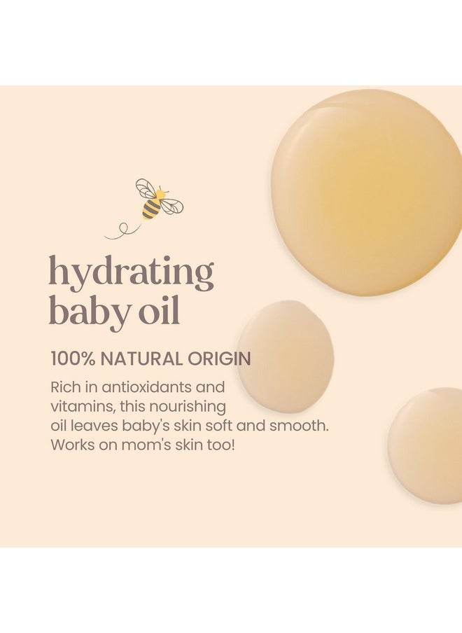 Christmas Gifts, Baby Nourishing Baby Oil, 100% Natural Origin Baby Skin Care - 5 Ounce Bottle