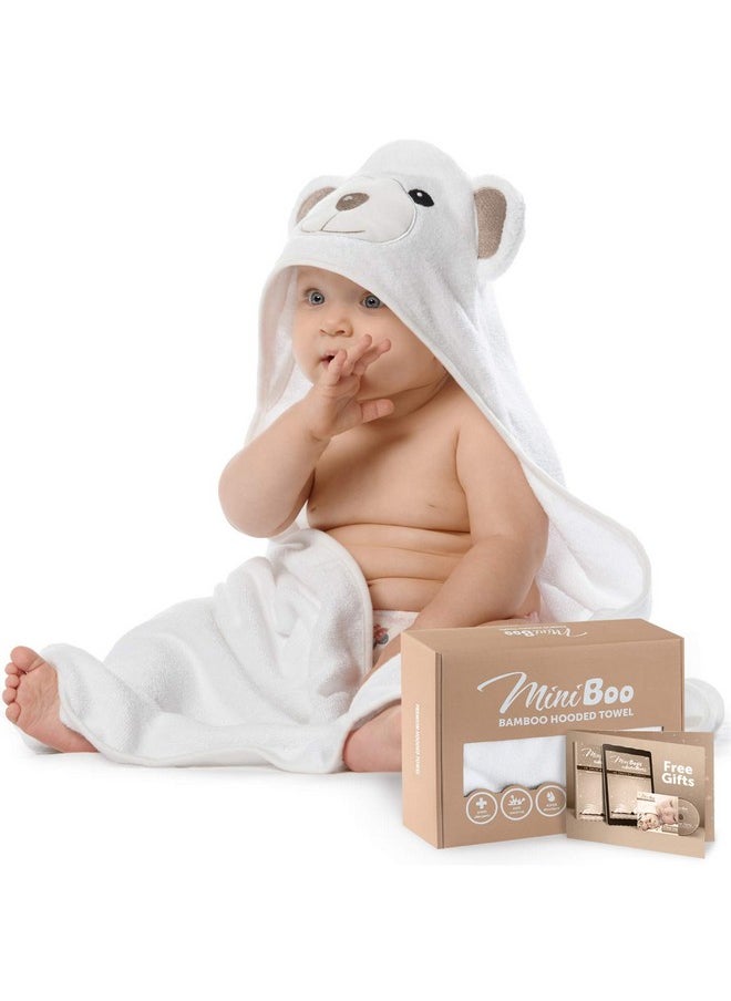 Premium Ultra-Soft Viscose Made From Bamboo Baby Hooded Towel With Unique Design - Hypoallergenic, Organic Baby Towels For Infants And Toddlers - Perfect As Baby Gifts