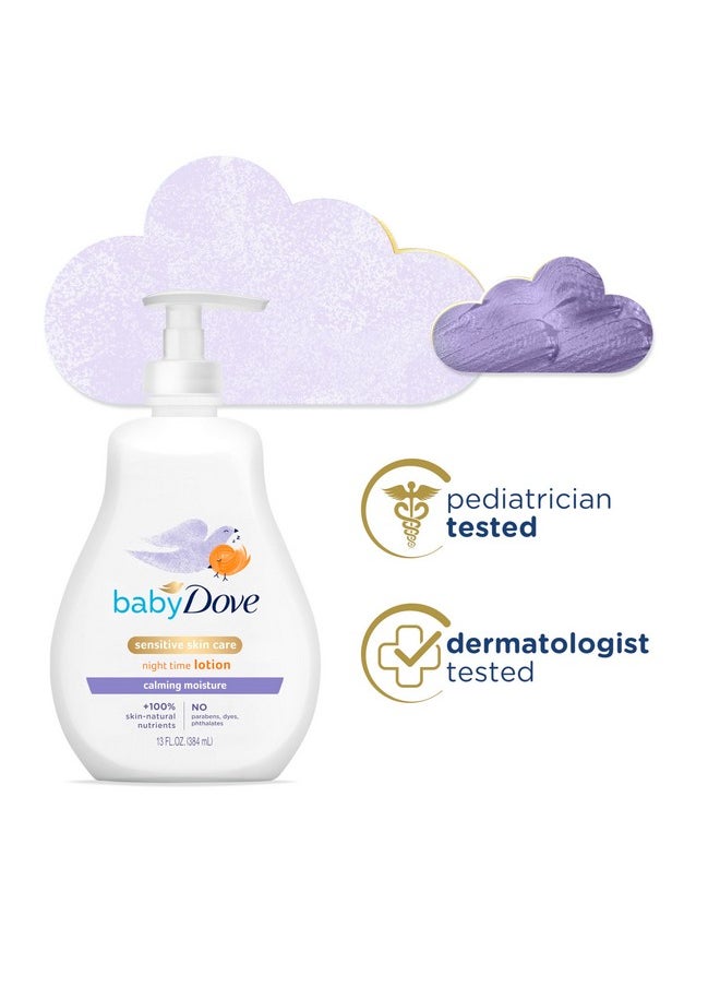 Sensitive Skin Care Baby Lotion For A Soothing Scented Lotion Calming Moisture Hypoallergenic And Dermatologist-Tested 13 Oz