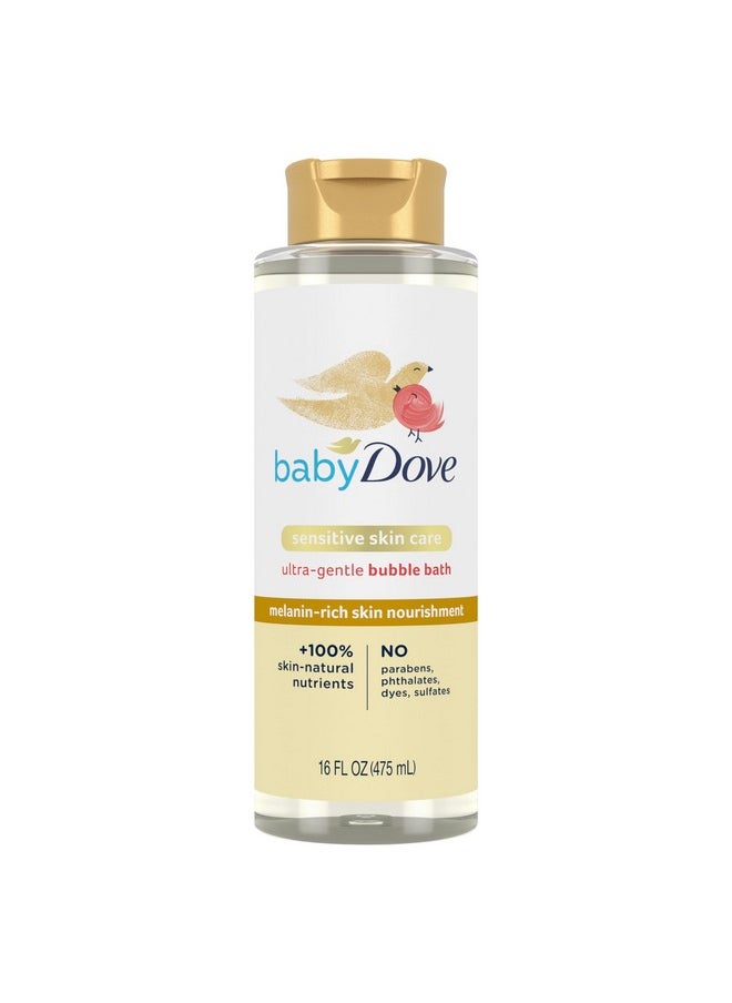 Bubble Bath Melanin-Rich Skin Nourishment For Nourished Skin And Bath Time Fun Sensitive Skin Care With Skin-Natural Nutrients 16 Oz