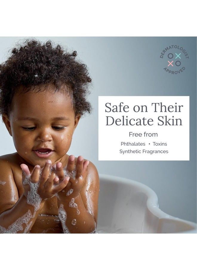Tear-Free 3-In-1 Baby Shampoo, Body Wash, & Bubble Bath Dermatologist Approved Made With Shea Butter And Aloe 15 Fl Oz