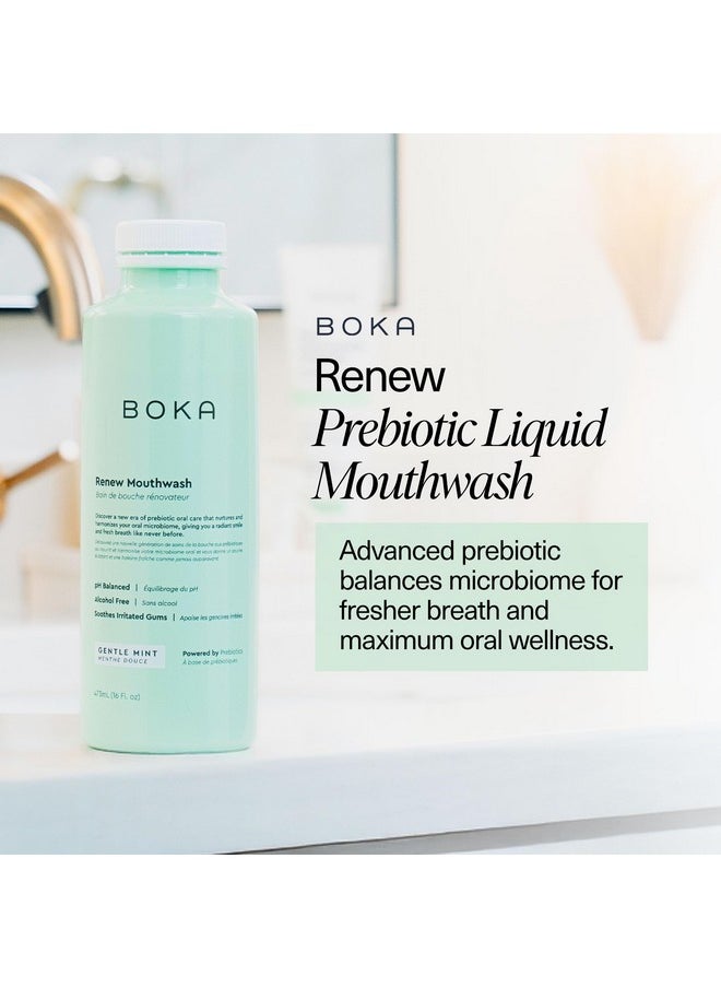 Renew Mouth Wash For Adults - Mouthwash Alcohol Free, Mouth Rinse Fluoride Free Mouthwash, Bad Breath Mouthwash, Oral Rinse Mouthwash No Alcohol, Mouth Wash For Gums, Mouthwash Gum Health