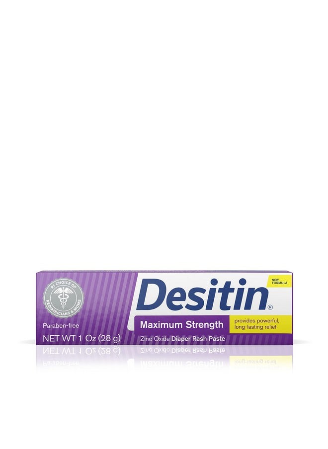 Diaper Rash Ointment Desitin Maximum Strength Original Paste For Diaper Rash, 1 Oz