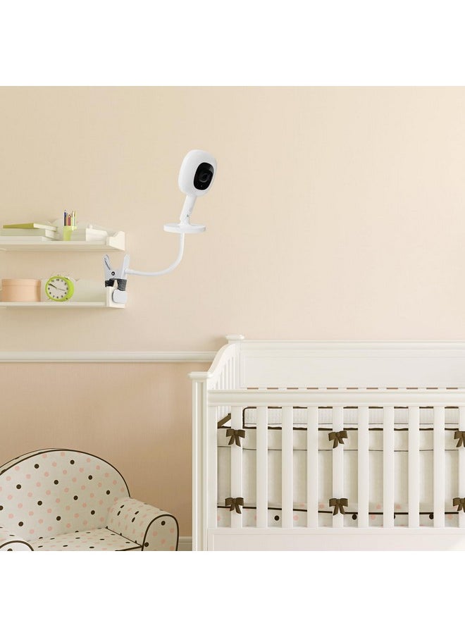 Baby Monitor Mount Compatible With Nanit Pro Smart Baby Monitor & Flex Stand Baby Monitor, 8Inches Flexible Arm Monitor Mount,Attach Your Baby Cam Wherever You Like-1Pack