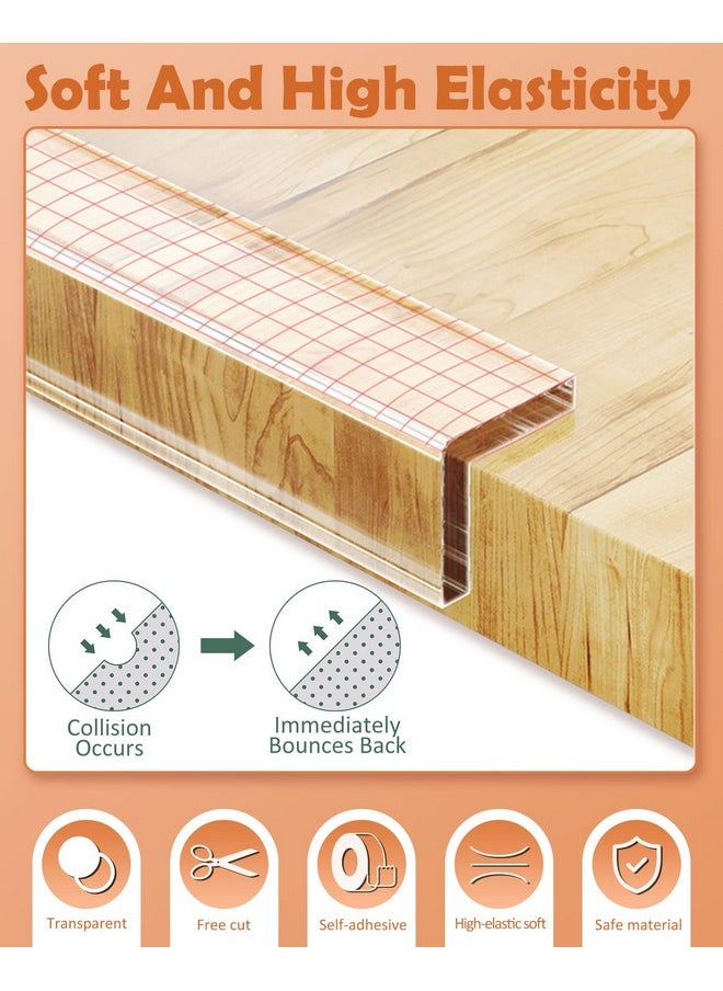 Baby Proofing,Edge Protector Strip, Clear Corner Protectors For Kids, Soft Baby Child Safety Corner Guards For Furniture Against Sharp Corners For Tables, Drawers, Sink, Wall 1.2In X 32.8Ft