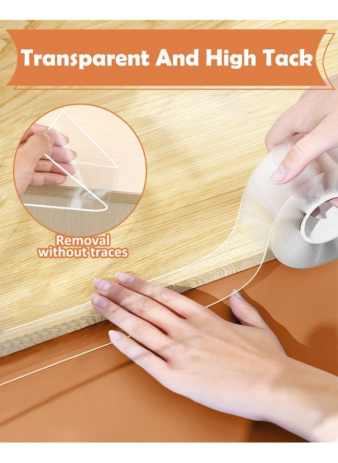 Baby Proofing,Edge Protector Strip, Clear Corner Protectors For Kids, Soft Baby Child Safety Corner Guards For Furniture Against Sharp Corners For Tables, Drawers, Sink, Wall 1.2In X 32.8Ft