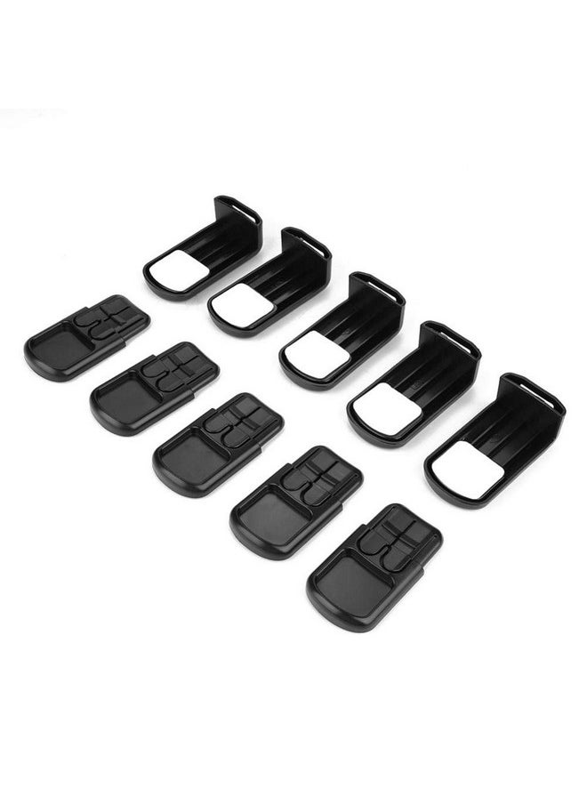 5Pcs Baby Safety Cabinet Locks Cabinet Drawer Door Locks Kids Children Safety Lock For Drawer Door Cabinet (Black)