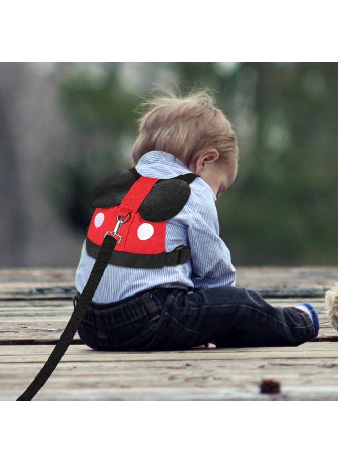 Toddler Leash Harness, Child Harness Baby Leash + Anti-Lost Wrist Link, Cute Kids Harness With Walking Assistant Strap Belt Tether For 1-5 Years Boys And Girls To Zoo Or Mall