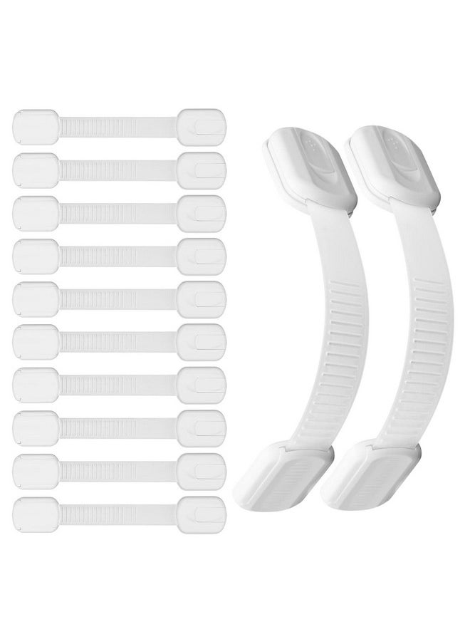Ty Strap Locks 12 Pack Child Safety Locks Baby Proofing Drawers Locks Coolrunner Child Locks For Drawers, Cabinets, Dishwasher, No Tools Or Drilling Required