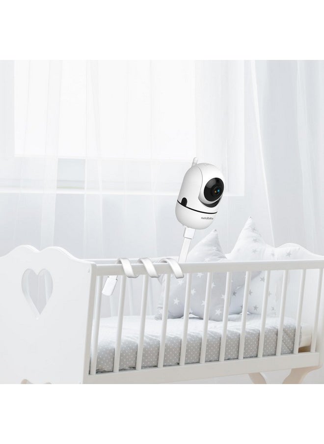 Baby Monitor Mount For Hb6550/ Pro/ Hb6560/ Hb65/ Hb6339/ Hb40/ Hb6081/ Hb66/ Hb6351, 20 Inch Flexible Arm Bracket, Camera Holder Attaches To Crib Cot Shelves, Without Tools Or Wall Damage