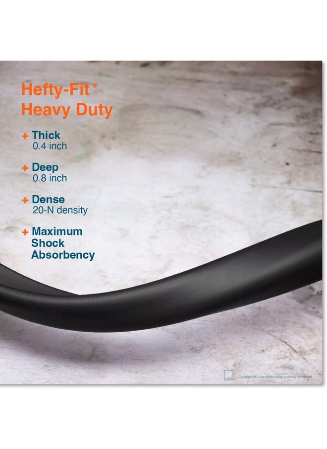Edge Protector For Baby (9Ft Large Edge Only), Hefty-Fit Heavy-Duty Soft Foam Furniture Edge Bumper Guards, Desk Edge Cushion, Wall Corner Covers, 3M Adhesive, Onyx Black