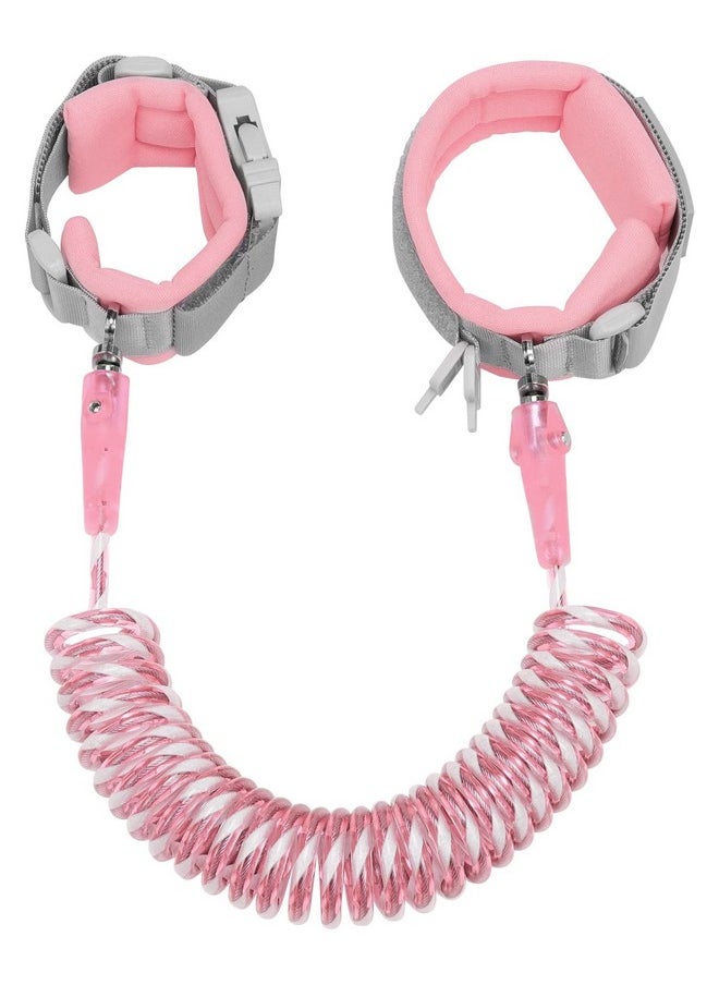 Kids Leash For Toddler, Reflective Anti Lost Wrist Link With Key & Lock, 8.2Ft Safety Wristband Child Walking Harness For Supermarket Mall Airport Amusement Park Zoo Outdoor