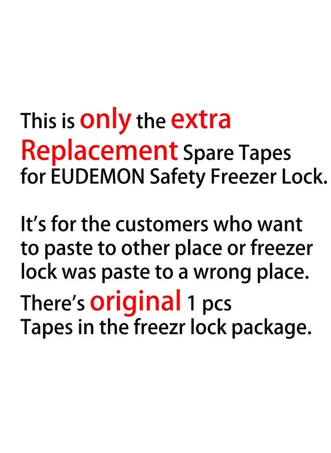 Ment Spare Tapes (X1 Set) For Eudemon Updated Child Proof Refrigerator/Fridge/Freezer Door Lock For Baby Safety