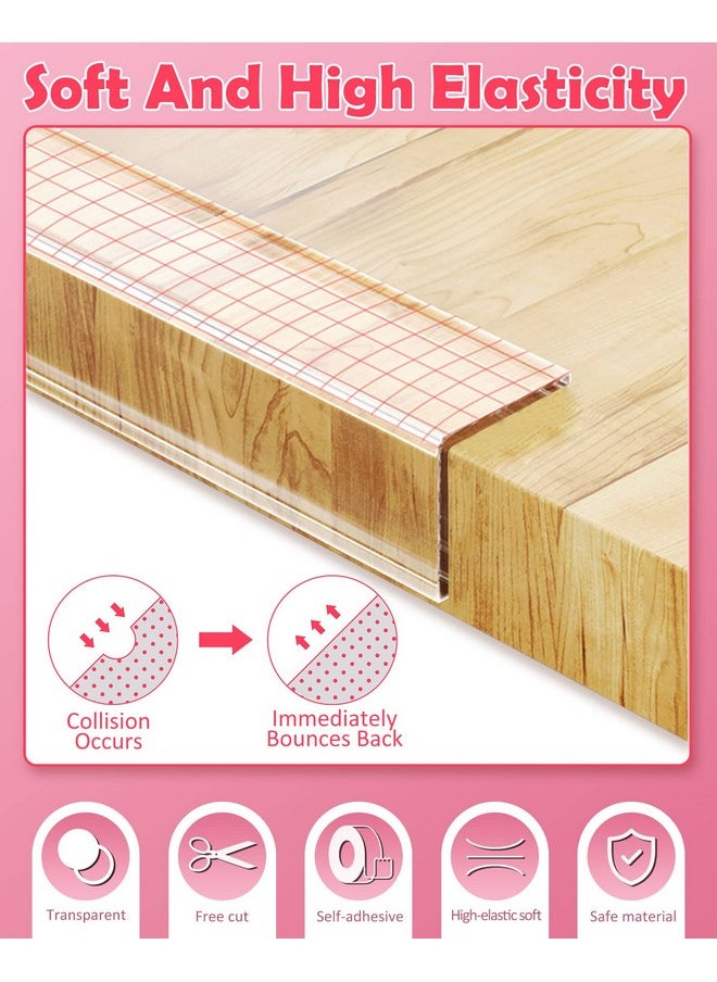 Baby Proofing, Clear Edge Protector Strip, Soft Corner Protectors For Kids, Baby Child Safety Corner Guards For Furniture Against Sharp Corners For Tables, Drawers, Sink, Wall 1.2In X 16.4Ft