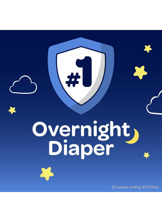 Size 3 Overnites Baby Diapers: Overnight Diapers, Size 3 (16-28 Lbs), 58 Ct