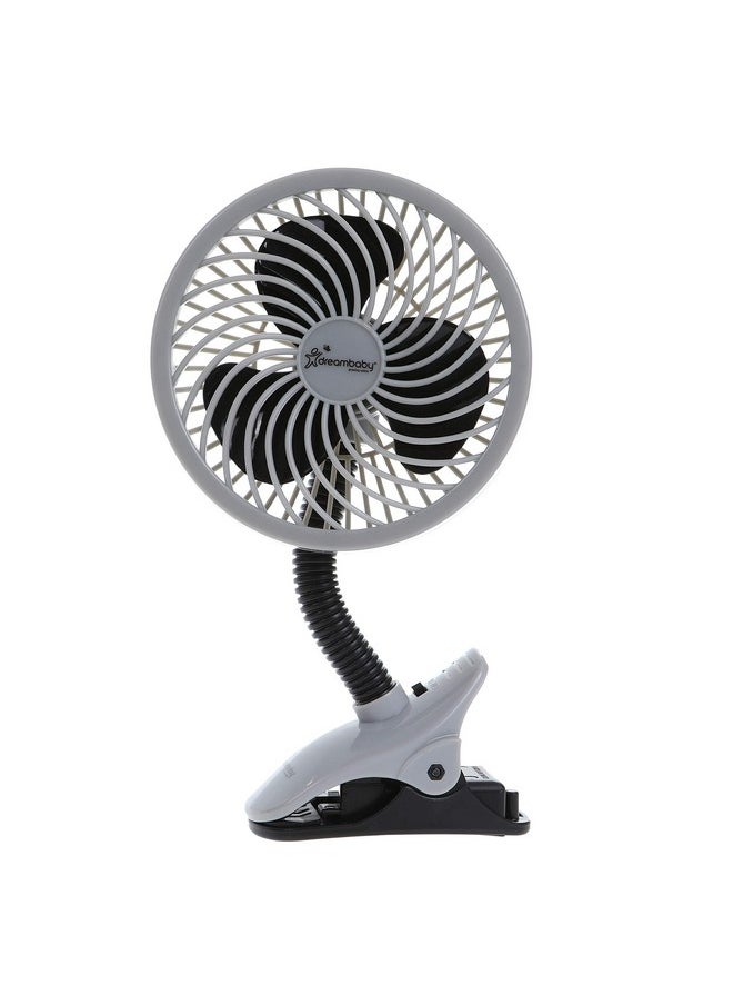 Caged Deluxe Ezy-Fit Clip On Fan (Black)