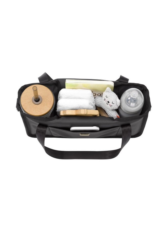 Wander Stroller Caddy | Perfect Baby Caddy To Keep Everything Organized | Multiple Carry Positions | Fits Most Strollers - Black