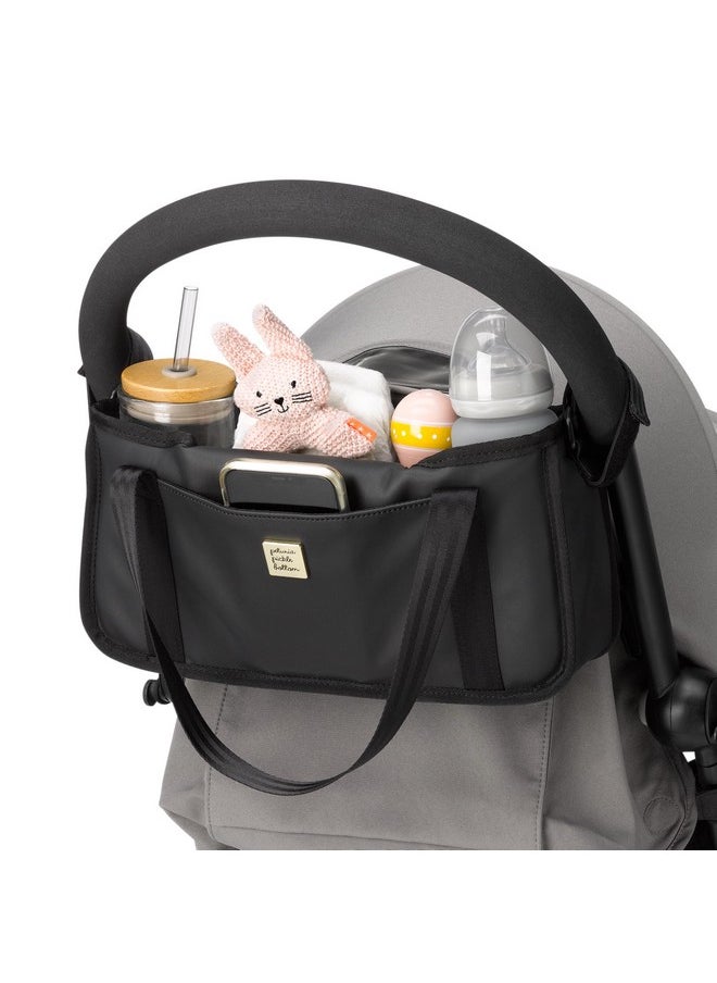 Wander Stroller Caddy | Perfect Baby Caddy To Keep Everything Organized | Multiple Carry Positions | Fits Most Strollers - Black