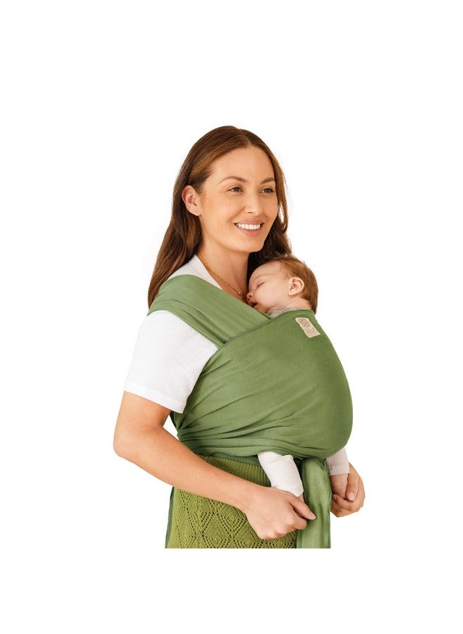 Líllébaby Dragonfly Wrap Ergonomic Baby Wrap Carrier For Newborns & Infants, Adjustable Infant Carrier For Babies 8-30 Lbs - Moss