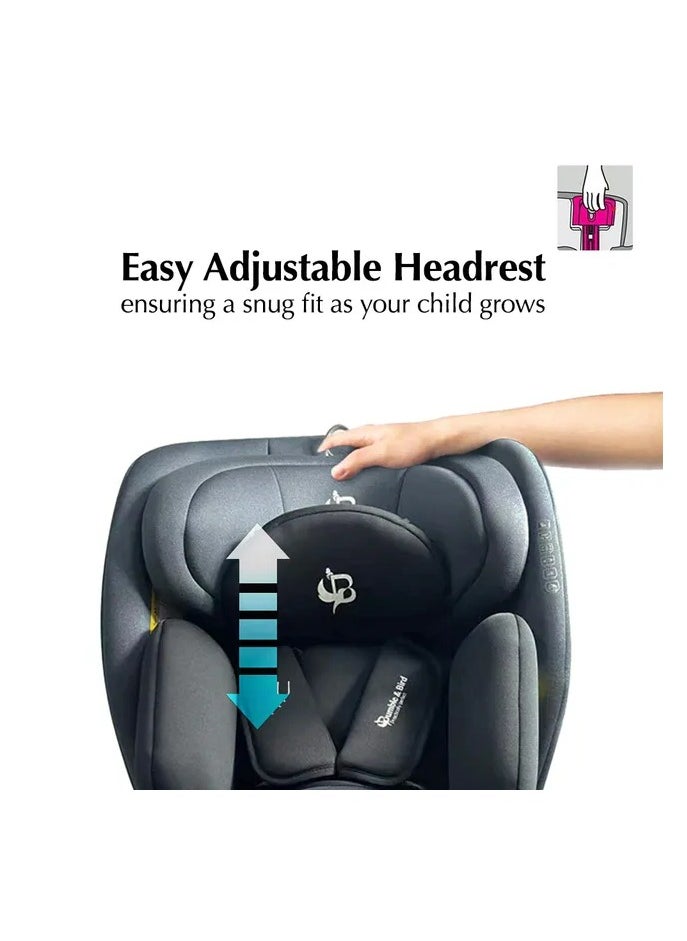 All In One Isofix Car Seat - Grey